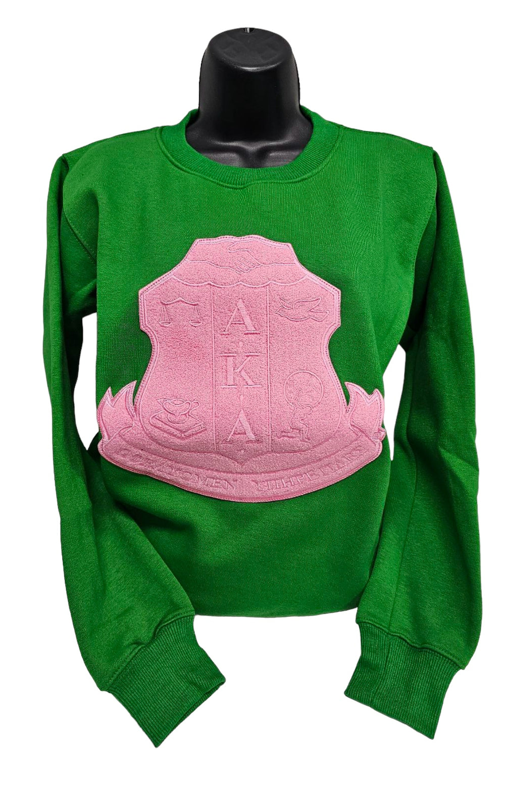 AKA Pink Shield Sweatshirt LoveMeGreek